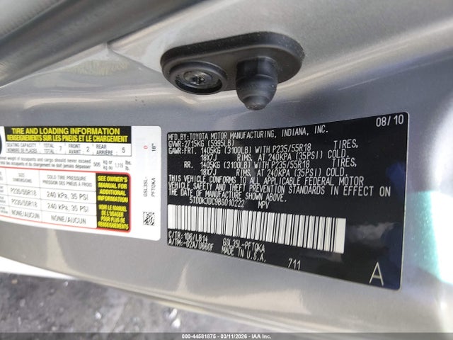 2011 TOYOTA SIENNA 5TDDK3DC9BS010222 Photo 8