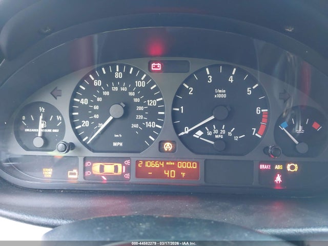 Продаж на аукціоні авто 2001 Bmw 325i, vin: WBAAN37471NE55352, номер лоту: 44582279