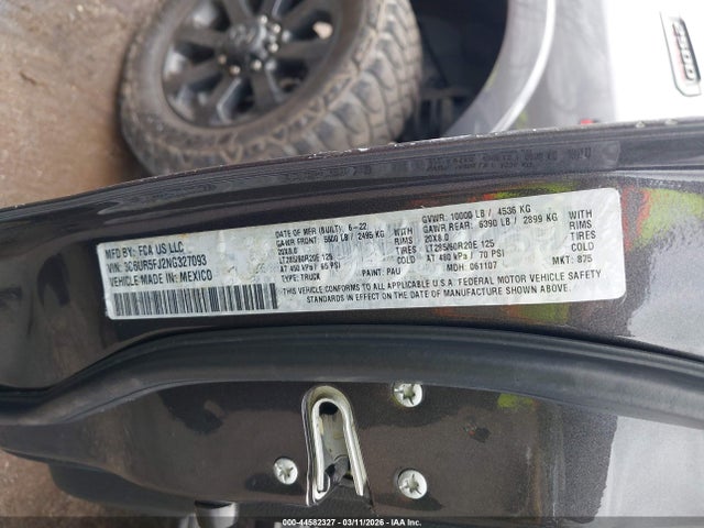 2022 RAM 2500 3C6UR5FJ2NG327093 Photo 8