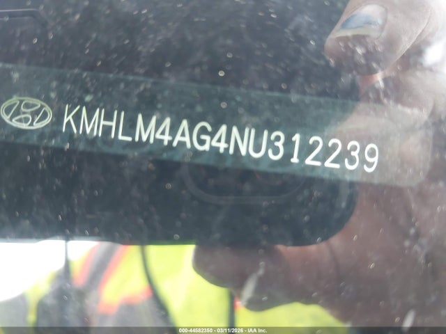 44582350 :رقم المزاد ، KMHLM4AG4NU312239 vin ، 2022 Hyundai Elantra Sel مزاد بيع