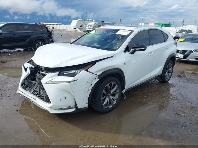 2016 Lexus Nx 200t F Sport მანქანა იყიდება აუქციონზე, vin: JTJYARBZ9G2038497, აუქციონის ნომერი: 44582489