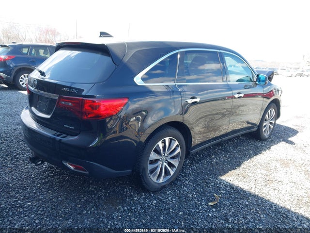 44582689 :رقم المزاد ، 5FRYD4H44GB027282 vin ، 2016 Acura Mdx Technology   Acurawatch Plus Packages/technology Package مزاد بيع