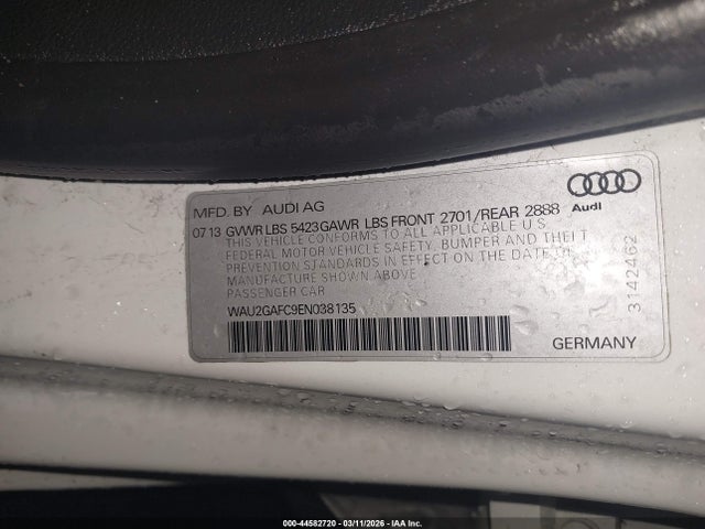 2014 AUDI A7 WAU2GAFC9EN038135 Photo 8