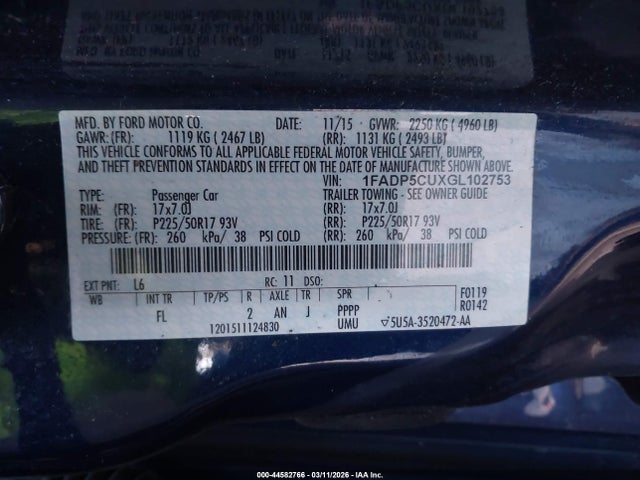 Ford C-max Energi Sel 2016 1FADP5CUXGL102753 Image 9
