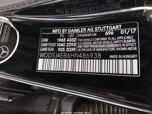 2017 MERCEDES-BENZ CLA 250 WDDSJ4EB6HN486938 Photo 8