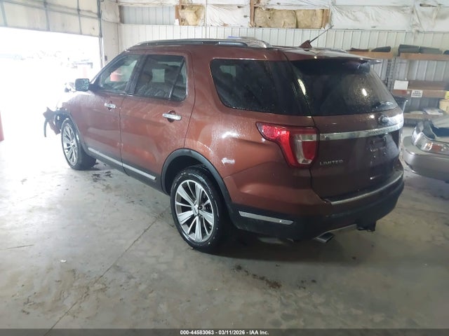 2018 Ford Explorer Limited მანქანა იყიდება აუქციონზე, vin: 1FM5K8F80JGB11468, აუქციონის ნომერი: 44583063