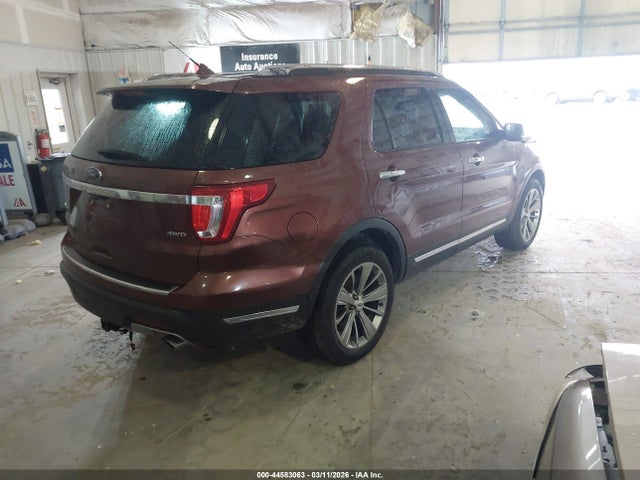 2018 Ford Explorer Limited მანქანა იყიდება აუქციონზე, vin: 1FM5K8F80JGB11468, აუქციონის ნომერი: 44583063