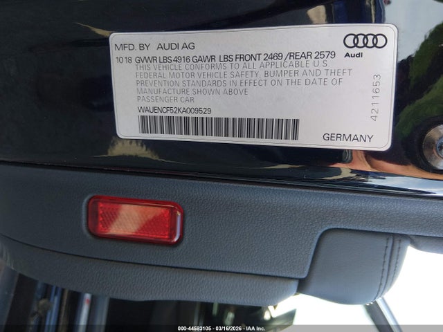 2019 AUDI A5 WAUENCF52KA009529 Photo 8