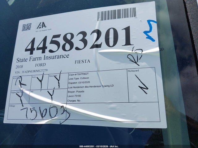 Ford FIESTA SE 2018 3FADP4EJ8JM127279 Image 17