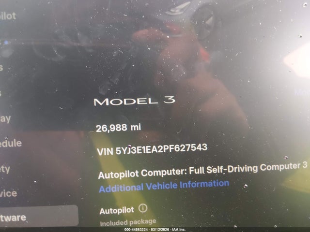 2023 TESLA MODEL 3 5YJ3E1EA2PF627543 Photo 6