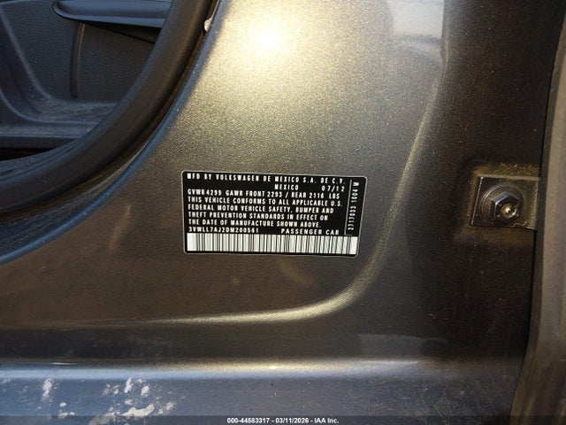 Продажа на аукционе авто 2013 Volkswagen Jetta 2.0l Tdi, vin: 3VWLL7AJ2DM200561, номер лота: 44583317