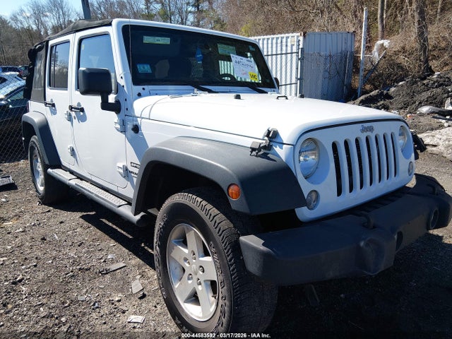 2014 Jeep Wrangler Unlimited Sport მანქანა იყიდება აუქციონზე, vin: 1C4BJWDG3EL162713, აუქციონის ნომერი: 44583592