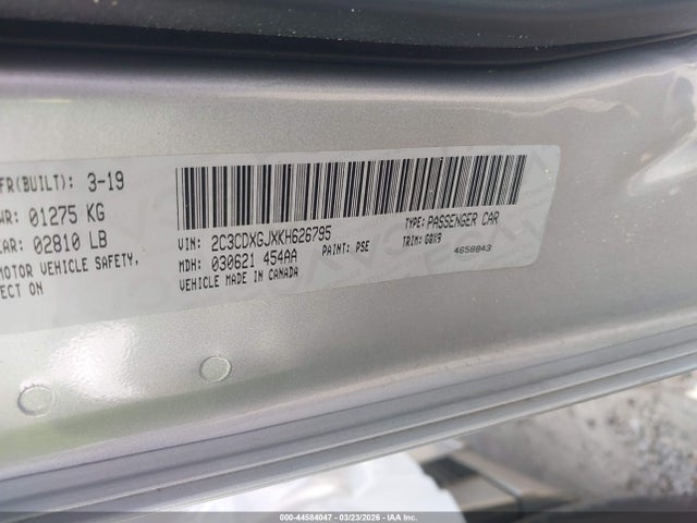 Aukcja sprzedaży 2019 Dodge Charger Scat Pack Rwd, vin: 2C3CDXGJXKH626795, numer aukcji: 44584047