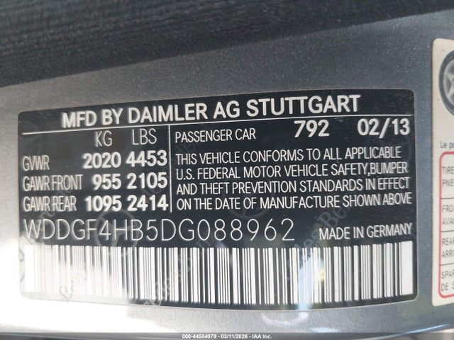 Продажа на аукционе авто 2013 Mercedes-benz C 250 Sport, vin: WDDGF4HB5DG088962, номер лота: 44584079