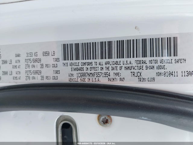 2015 RAM 1500 1C6RR7NMXFS571954 Photo 8