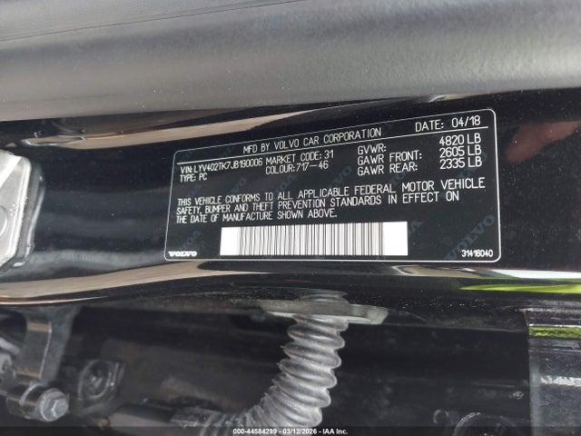 2018 VOLVO S60 INSCRIPTION LYV402TK7JB190006 Photo 8