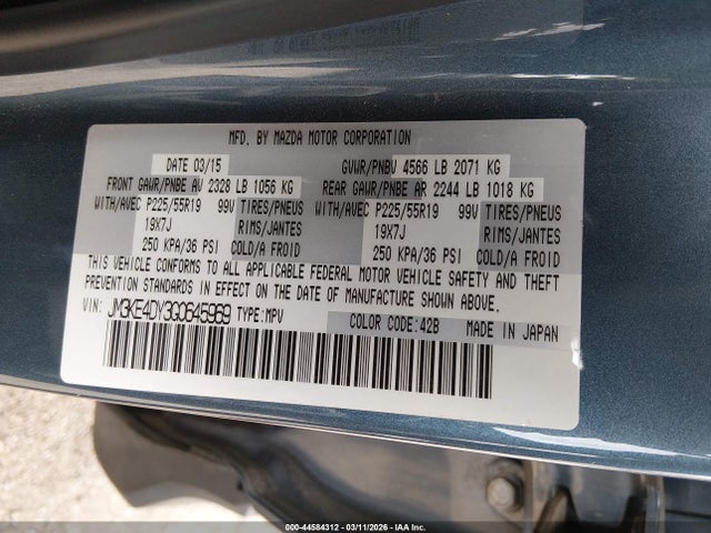JM3KE4DY3G0645969 Mazda Cx-5 Grand Touring