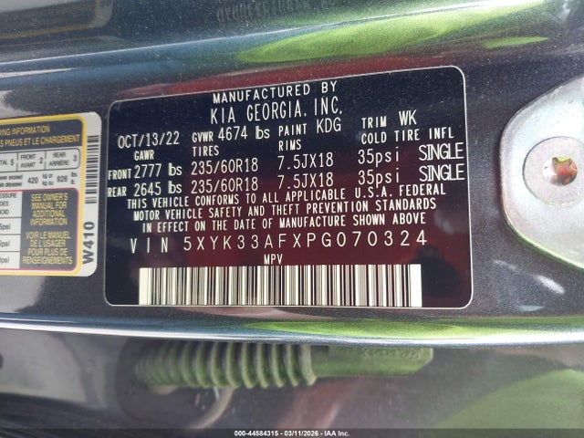 KIA Sportage Ex 2023 5XYK33AFXPG070324 Image 9