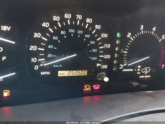 Aukcja sprzedaży 1999 Lexus Lx 470, vin: JT6HT00W6X0054192, numer aukcji: 44584348