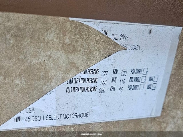 Auction sale of the 2003 Spartan Motors Motorhome 4vz, vin: 4VZAU349X3C043054, lot number: 44584368