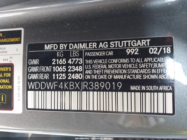 2018 MERCEDES-BENZ C 300 WDDWF4KBXJR389019 Photo 8