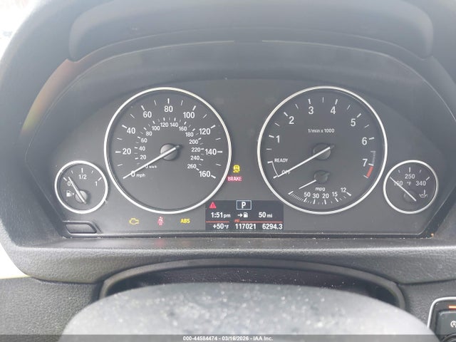 2015 Bmw 320i Xdrive მანქანა იყიდება აუქციონზე, vin: WBA3C3G52FNS75501, აუქციონის ნომერი: 44584474