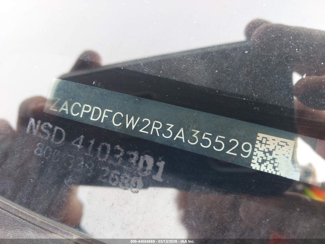 44584569 :رقم المزاد ، ZACPDFCW2R3A35529 vin ، 2024 Dodge Hornet R/t Eawd مزاد بيع