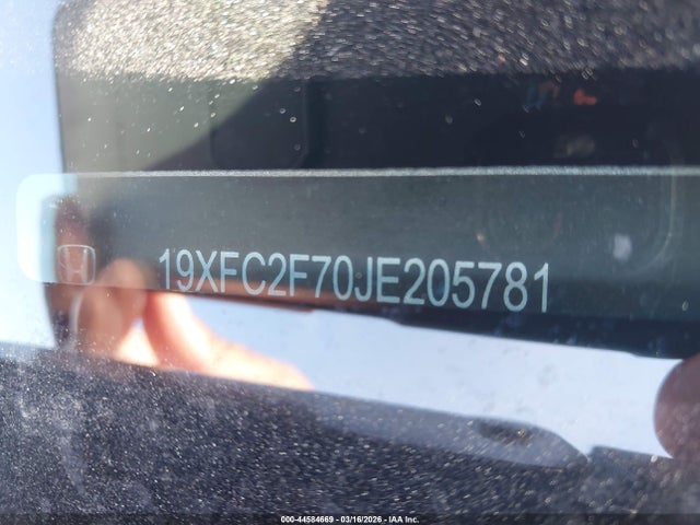 Honda CIVIC EX 2018 19XFC2F70JE205781 Image 9