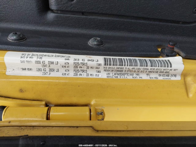 2006 JEEP WRANGLER 1J4FA49SX6P761440 Photo 8