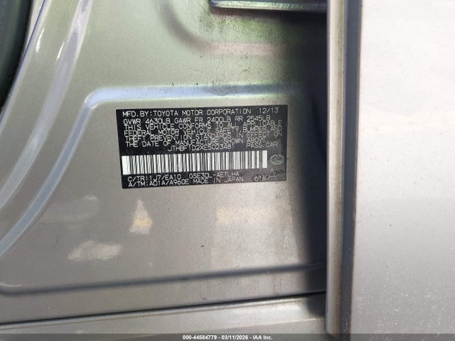 Продажа на аукционе авто 2014 Lexus Is 250, vin: JTHBF1D2XE5023481, номер лота: 44584779
