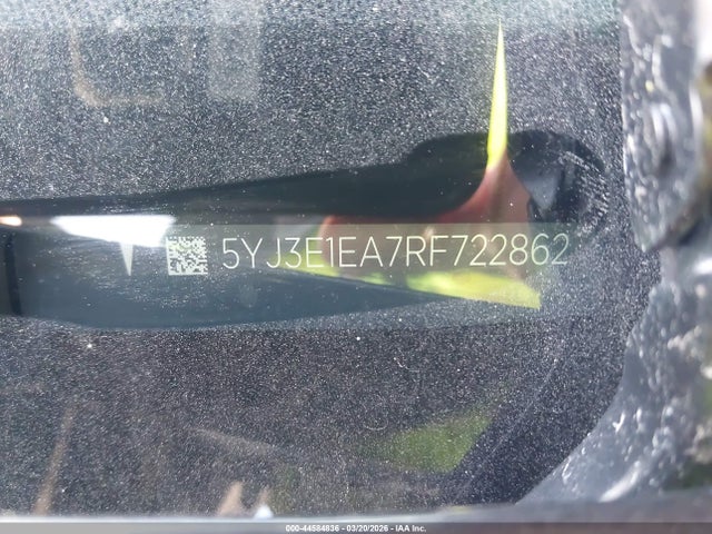 2024 Tesla Model 3 Long Range Dual Motor All-wheel Drive/rear-wheel Drive მანქანა იყიდება აუქციონზე, vin: 5YJ3E1EA7RF722862, აუქციონის ნომერი: 44584836