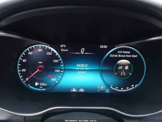 44584878 :رقم المزاد ، WDDWF8EB0LR546577 vin ، 2020 Mercedes-benz C 300 4matic مزاد بيع