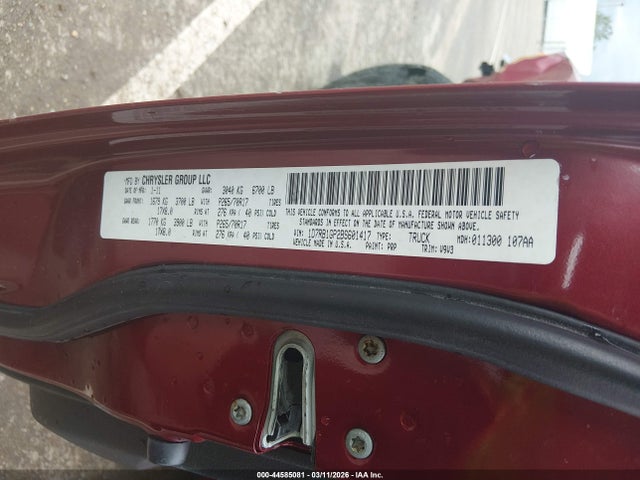 44585081 :رقم المزاد ، 1D7RB1GP2BS601417 vin ، 2011 Ram Ram 1500 St مزاد بيع
