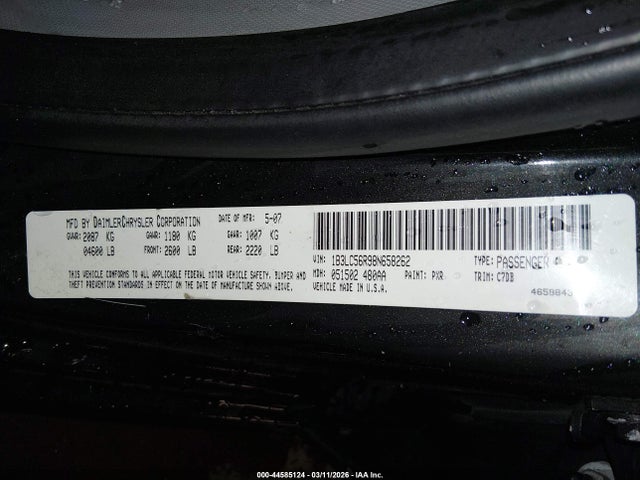 Продажа на аукционе авто 2008 Dodge Avenger Sxt, vin: 1B3LC56R98N658262, номер лота: 44585124