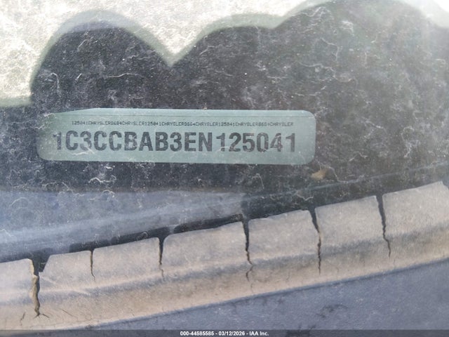2014 Chrysler 200 Lx მანქანა იყიდება აუქციონზე, vin: 1C3CCBAB3EN125041, აუქციონის ნომერი: 44585585