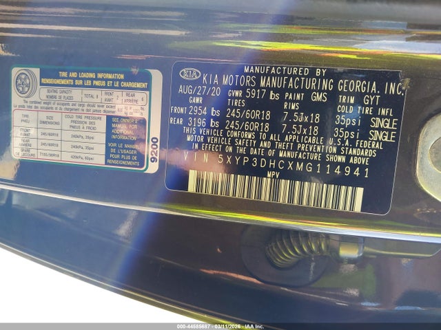 2021 KIA TELLURIDE 5XYP3DHCXMG114941 Photo 8