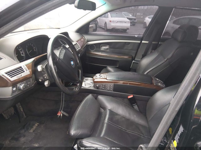 2008 Bmw 750li მანქანა იყიდება აუქციონზე, vin: WBAHN83558DT87804, აუქციონის ნომერი: 44585947