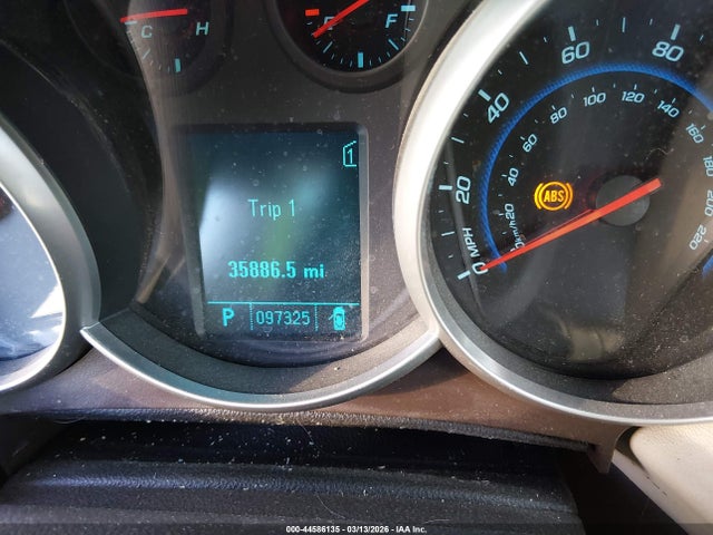 2011 Chevrolet Cruze 2lt მანქანა იყიდება აუქციონზე, vin: 1G1PG5S95B7302762, აუქციონის ნომერი: 44586135