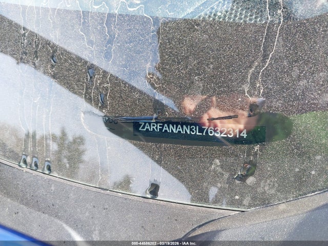 44586202 :رقم المزاد ، ZARFANAN3L7632314 vin ، 2020 Alfa Romeo Giulia Awd مزاد بيع