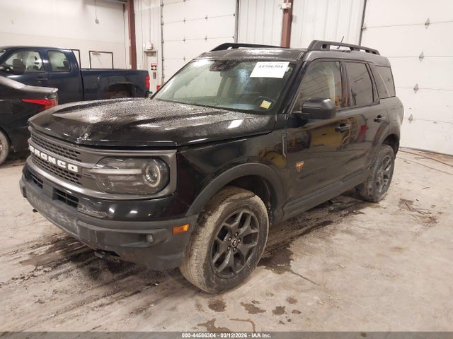 2021 Ford Bronco Sport Badlands მანქანა იყიდება აუქციონზე, vin: 3FMCR9D95MRA02814, აუქციონის ნომერი: 44586304