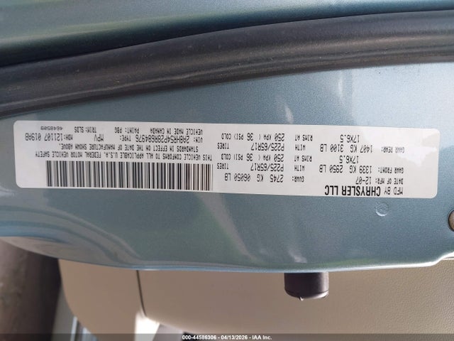Продажа на аукционе авто 2008 Chrysler Town & Country Touring, vin: 2A8HR54P28R684976, номер лота: 44586306