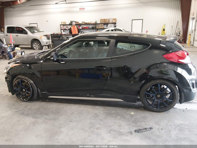2013 Hyundai Veloster Turbo W/blue მანქანა იყიდება აუქციონზე, vin: KMHTC6AE6DU146446, აუქციონის ნომერი: 44586361