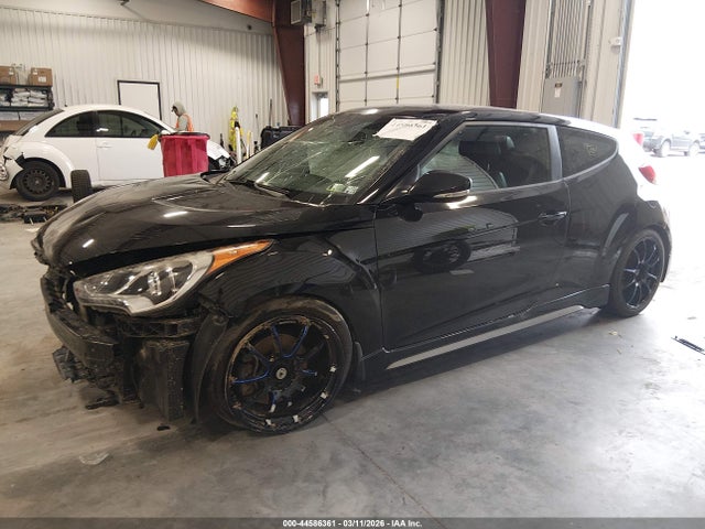 2013 Hyundai Veloster Turbo W/blue მანქანა იყიდება აუქციონზე, vin: KMHTC6AE6DU146446, აუქციონის ნომერი: 44586361
