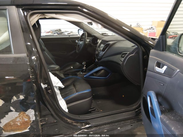 2013 Hyundai Veloster Turbo W/blue მანქანა იყიდება აუქციონზე, vin: KMHTC6AE6DU146446, აუქციონის ნომერი: 44586361