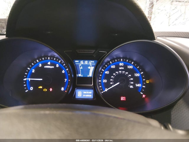 2013 Hyundai Veloster Turbo W/blue მანქანა იყიდება აუქციონზე, vin: KMHTC6AE6DU146446, აუქციონის ნომერი: 44586361