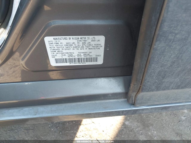 Aukcja sprzedaży 2012 Infiniti G37x, vin: JN1CV6AR7CM678632, numer aukcji: 44586434