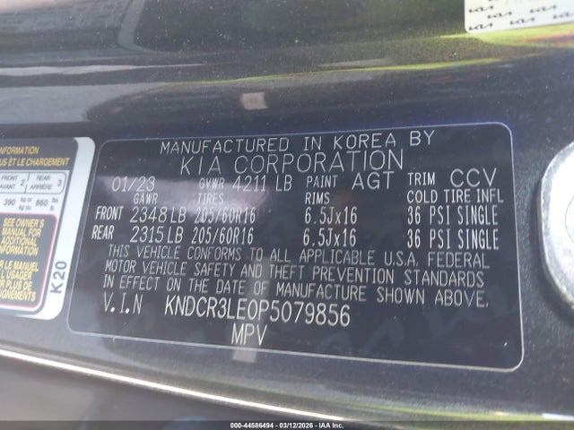 2023 KIA NIRO KNDCR3LE0P5079856 Photo 8