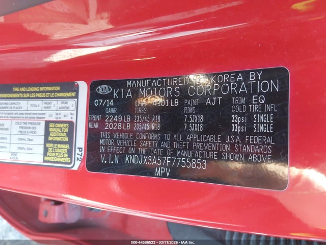 KIA Soul ! 2015 KNDJX3A57F7755853 Image 9