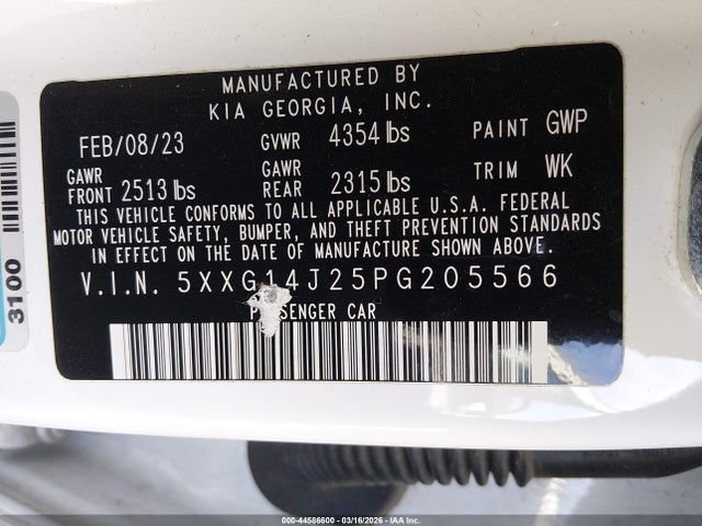 2023 KIA K5 5XXG14J25PG205566 Photo 8