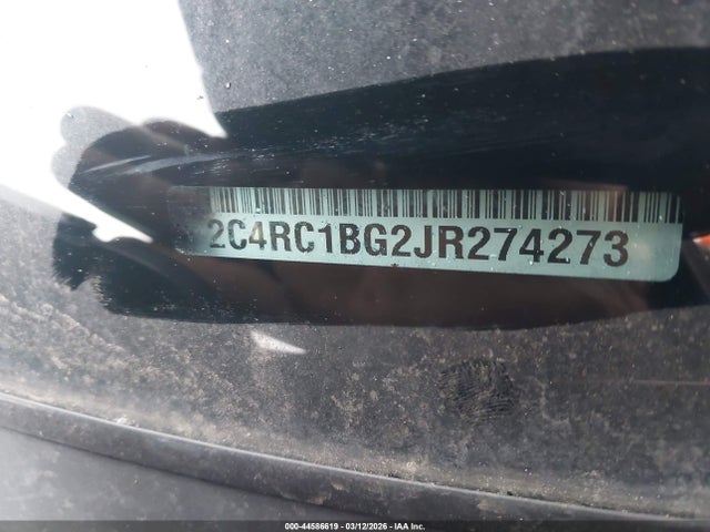 Продаж на аукціоні авто 2018 Chrysler Pacifica Touring L, vin: 2C4RC1BG2JR274273, номер лоту: 44586619
